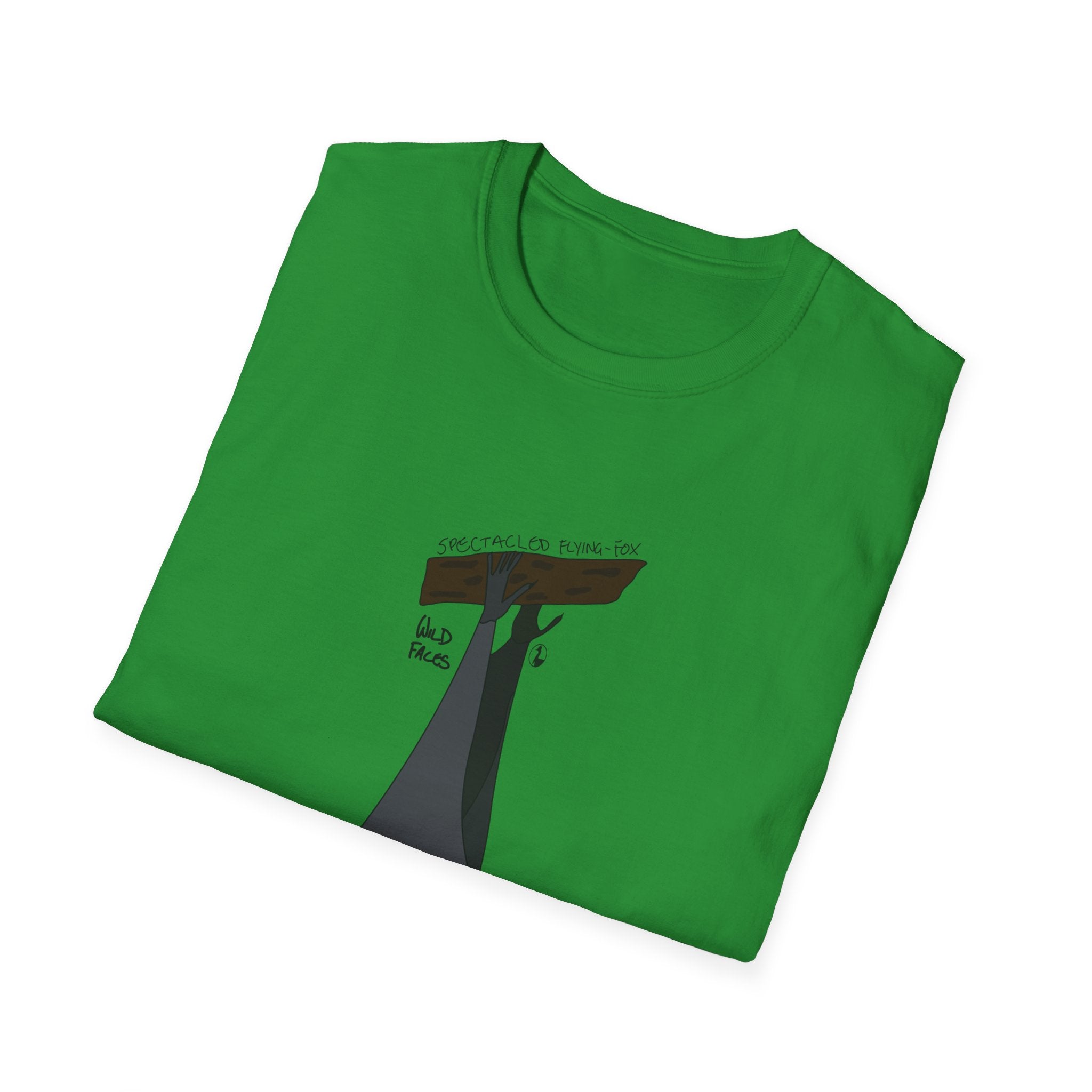 Spectacled Flying Fox - Unisex Softstyle T-Shirt Printify
