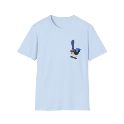 Lovely Fairy-wren - Small design - Unisex Softstyle T-Shirt