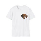 Dachshund (small Keen as mustard) - Unisex Softstyle T-Shirt