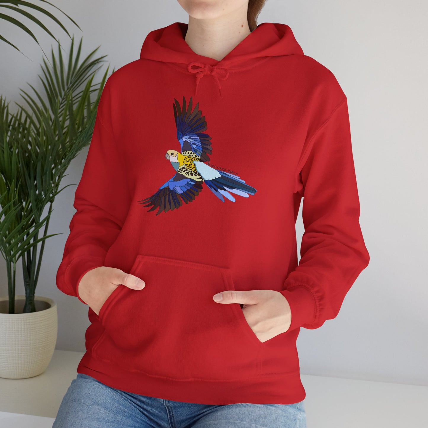 Pale-headed Rosella | Unisex Heavy Blend™ Hooded Sweatshirt