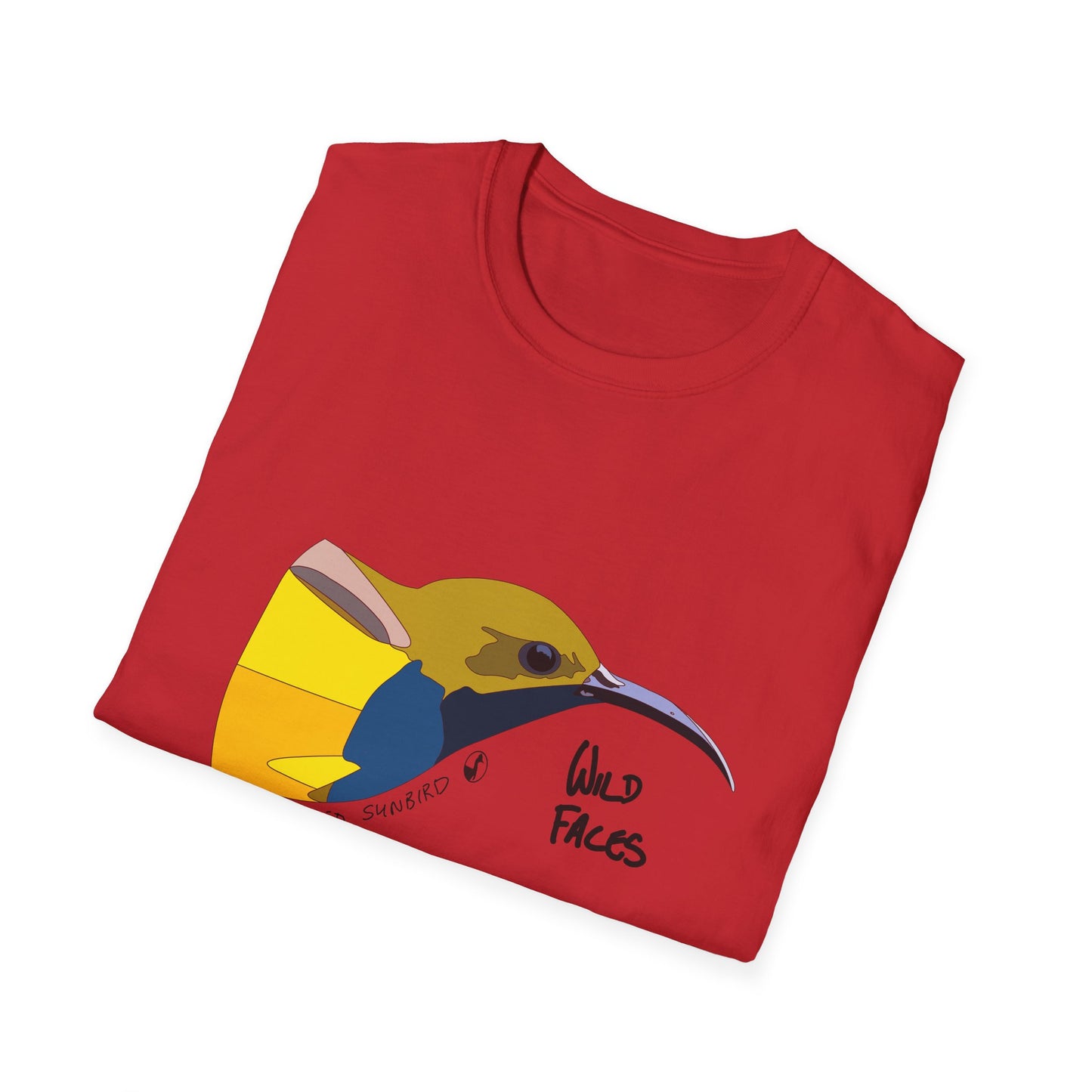 Olive-backed Sunbird - Unisex Softstyle T-Shirt Printify