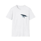 Humpback Whale - Small design - Unisex Softstyle T-Shirt