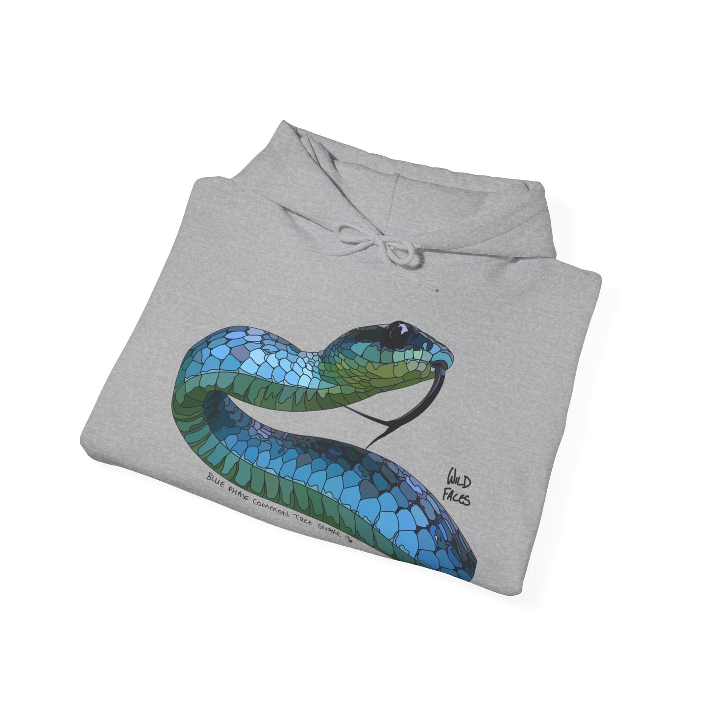 Blue Phase Common Tree-snake | Unisex Heavy Blend™ Hooded Sweatshirt