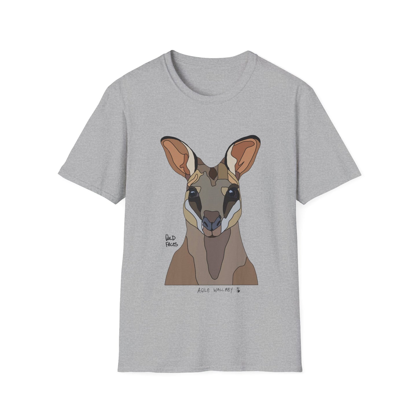 Agile Wallaby - Unisex Softstyle T-Shirt