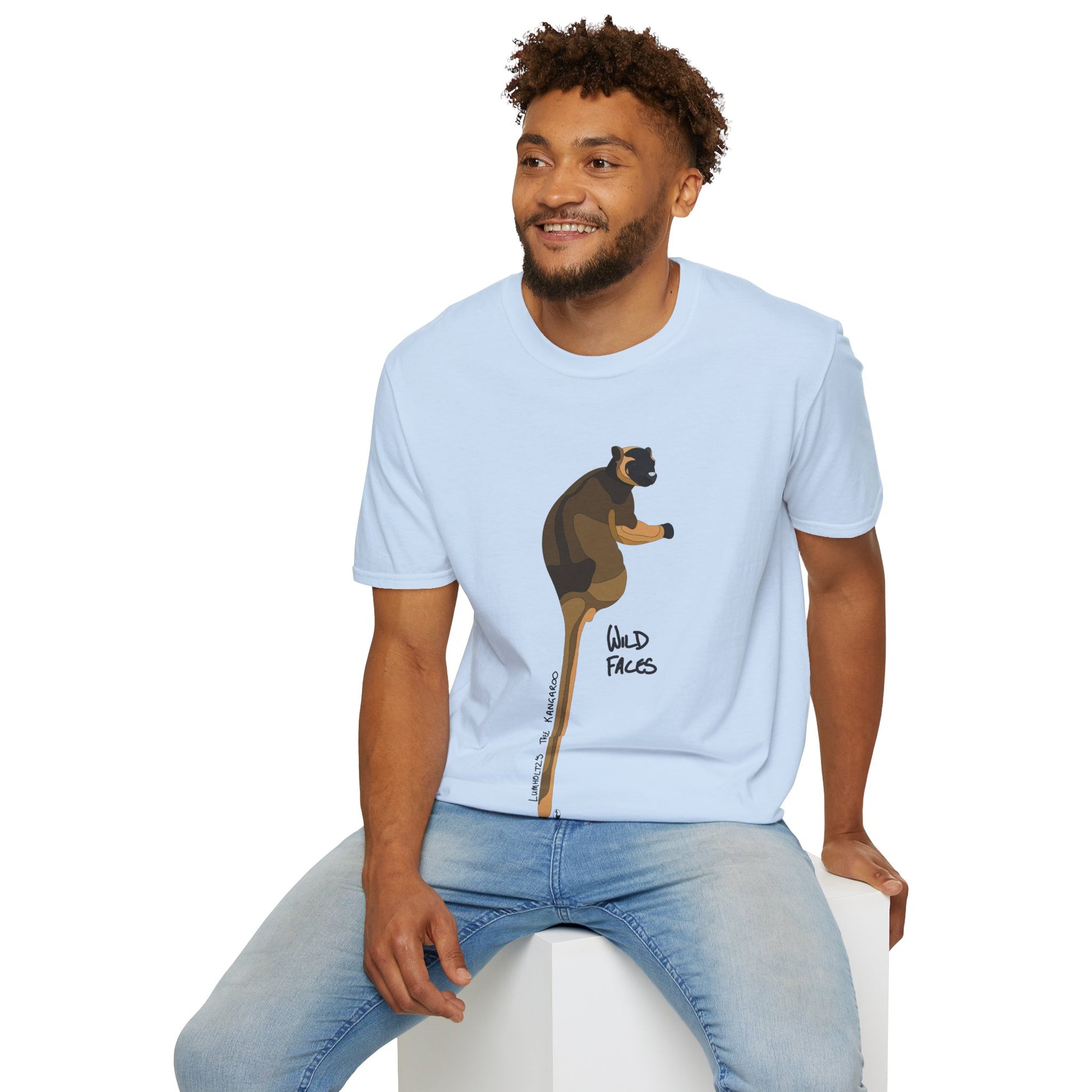 Lumholtz's Tree Kangaroo - Unisex Softstyle T-Shirt Printify