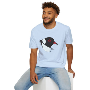 Hooded Plover Head- Unisex Softstyle T-Shirt Printify