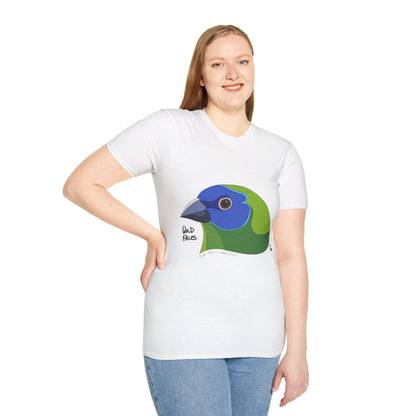 Blue-faced Parrotfinch - Unisex Softstyle T-Shirt Printify