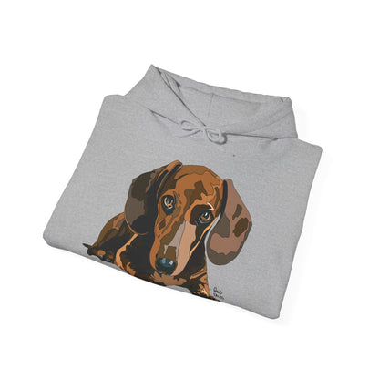Dachshund (body) | Unisex Heavy Blend™ Hooded Sweatshirt
