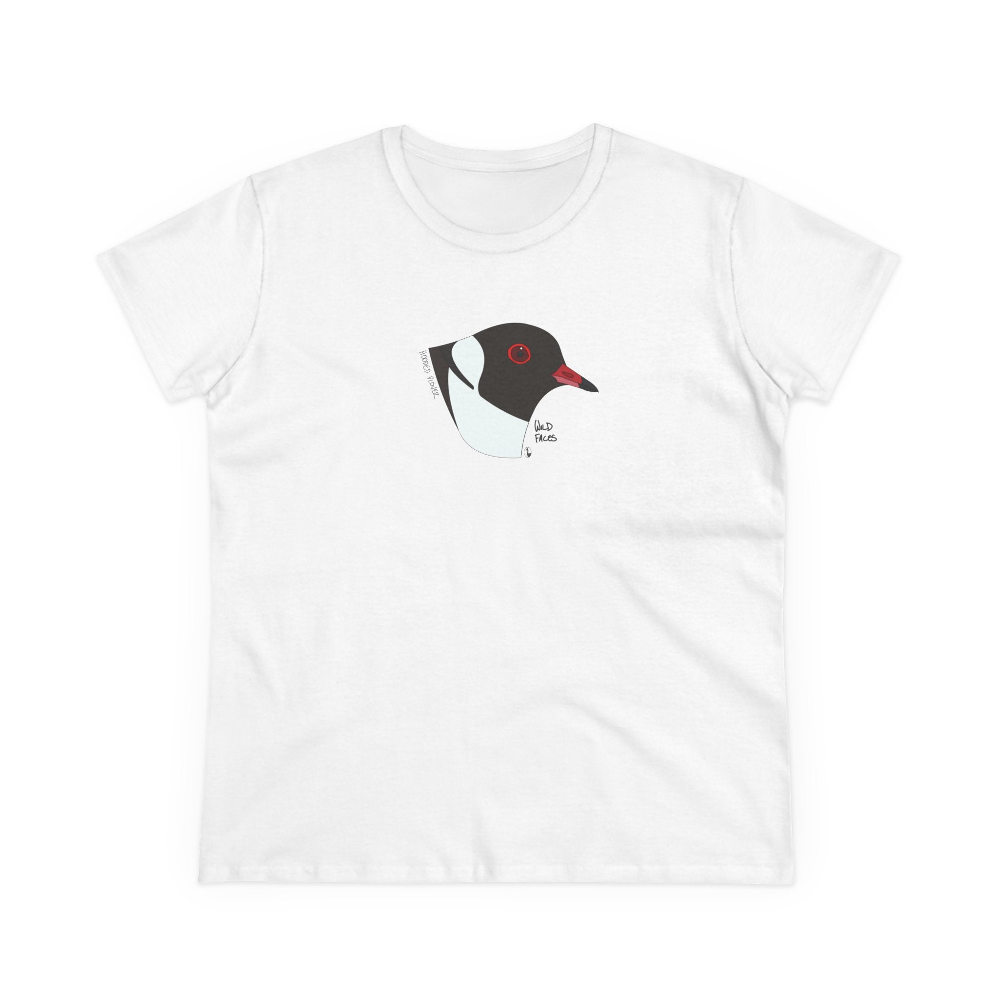 Hooded Plover Head - Women's Midweight Cotton Tee