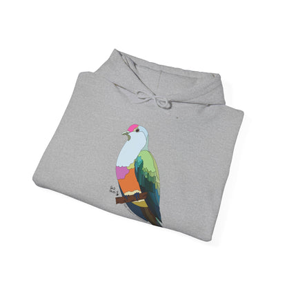 Rose-crowned Fruit Dove | Unisex Heavy Blend™ Hooded Sweatshirt