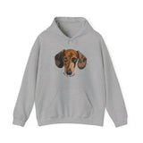 Dachshund (Keen as mustard) | Unisex Heavy Blend™ Hooded Sweatshirt