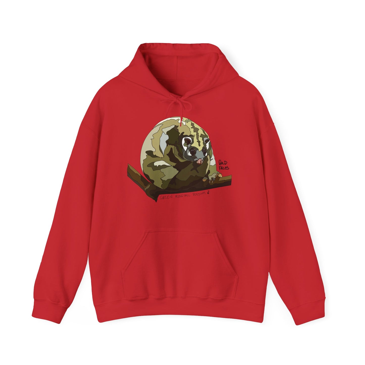 Green Ringtail | Unisex Heavy Blend™ Hooded Sweatshirt