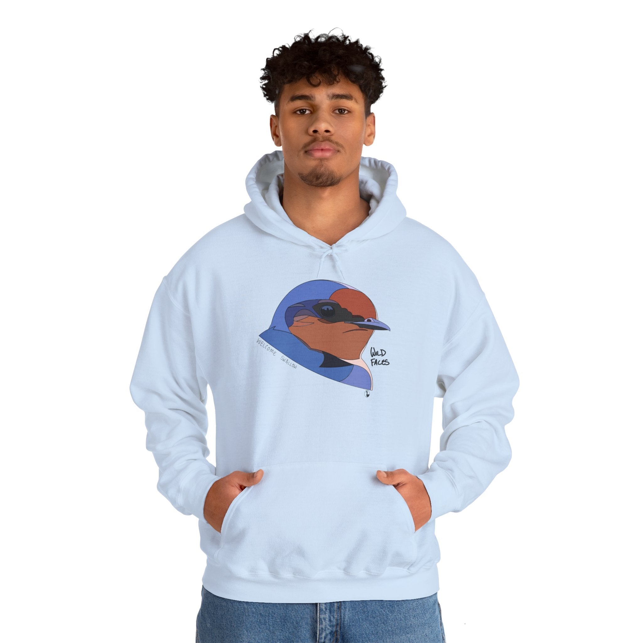 Welcome Swallow | Unisex Heavy Blend™ Hooded Sweatshirt Printify