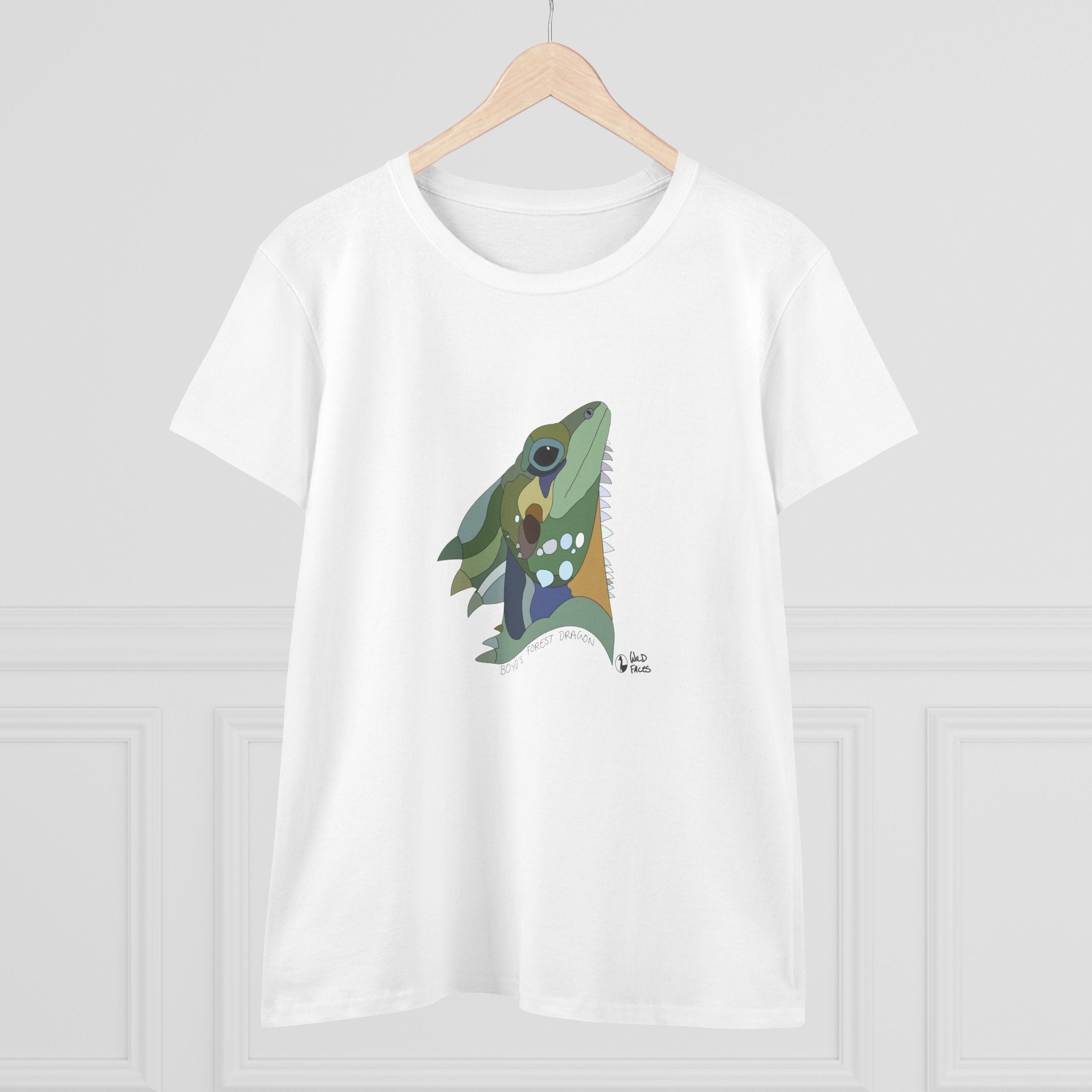Boyd's Forest Dragon - Women's Midweight Cotton Tee Printify