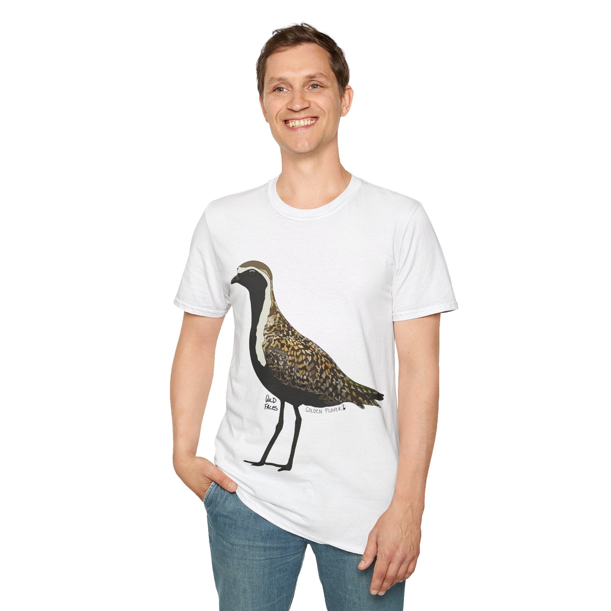 Golden Plover - Unisex Softstyle T-Shirt Printify