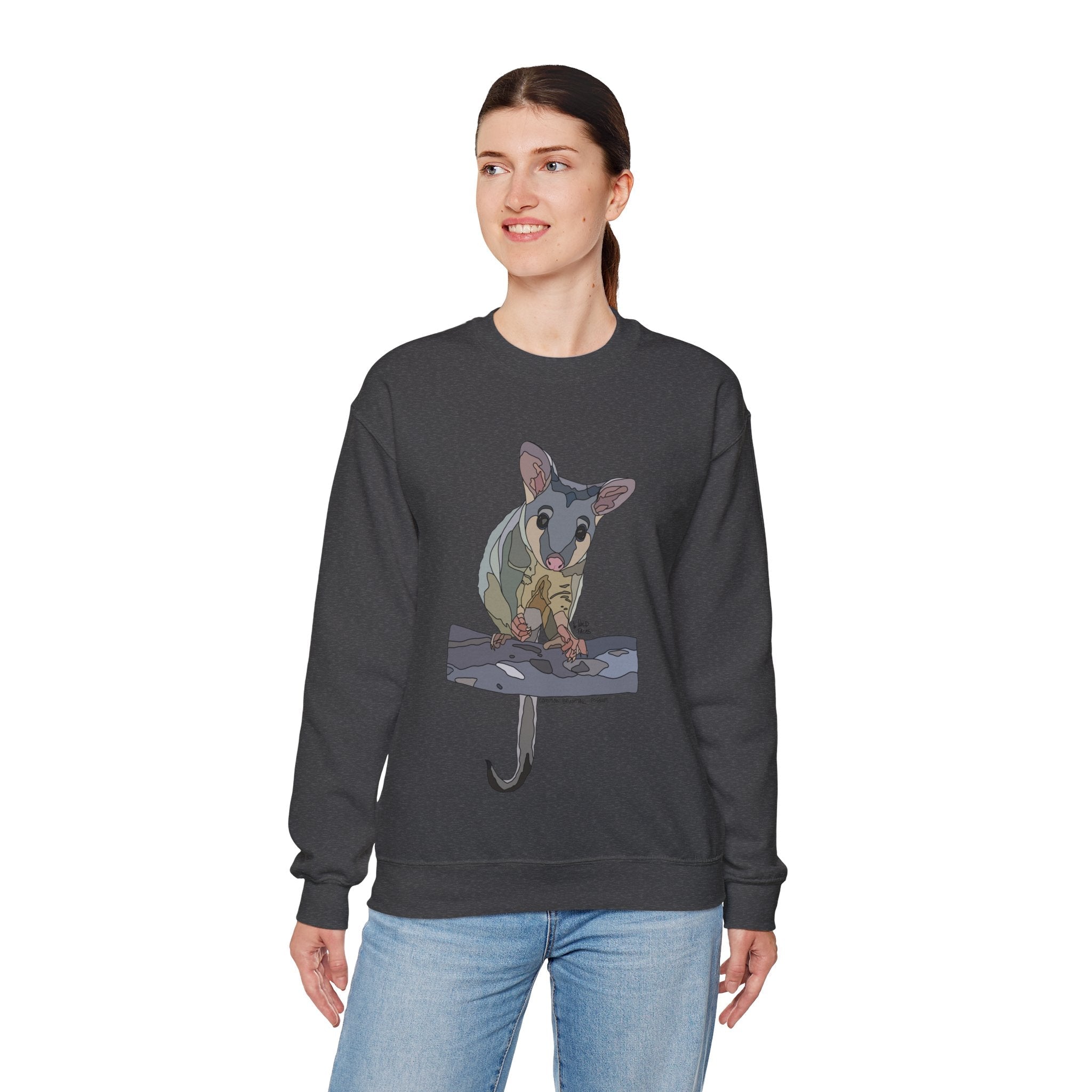 Common Brushtail Possum Sweatshirt | Unisex Heavy Blend™ Crewneck Printify