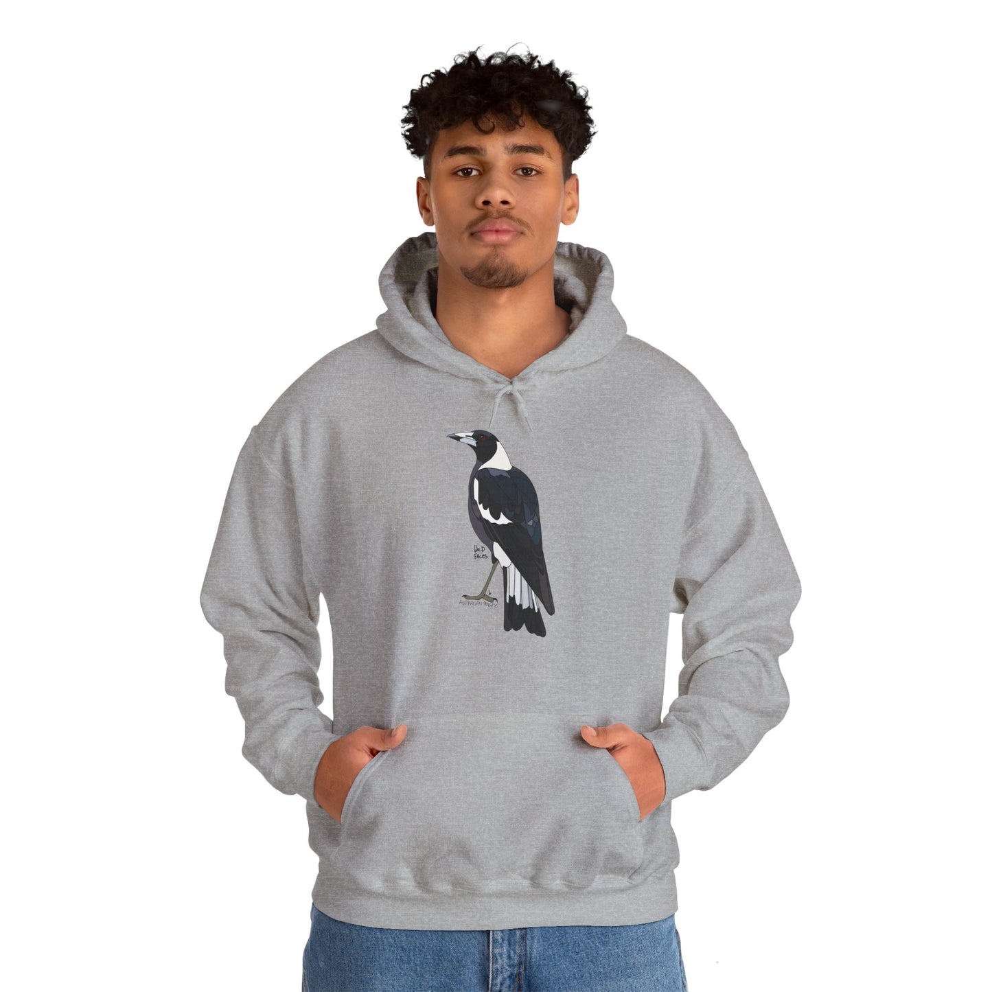 Australian Magpie | Unisex Heavy Blend™ Hooded Sweatshirt