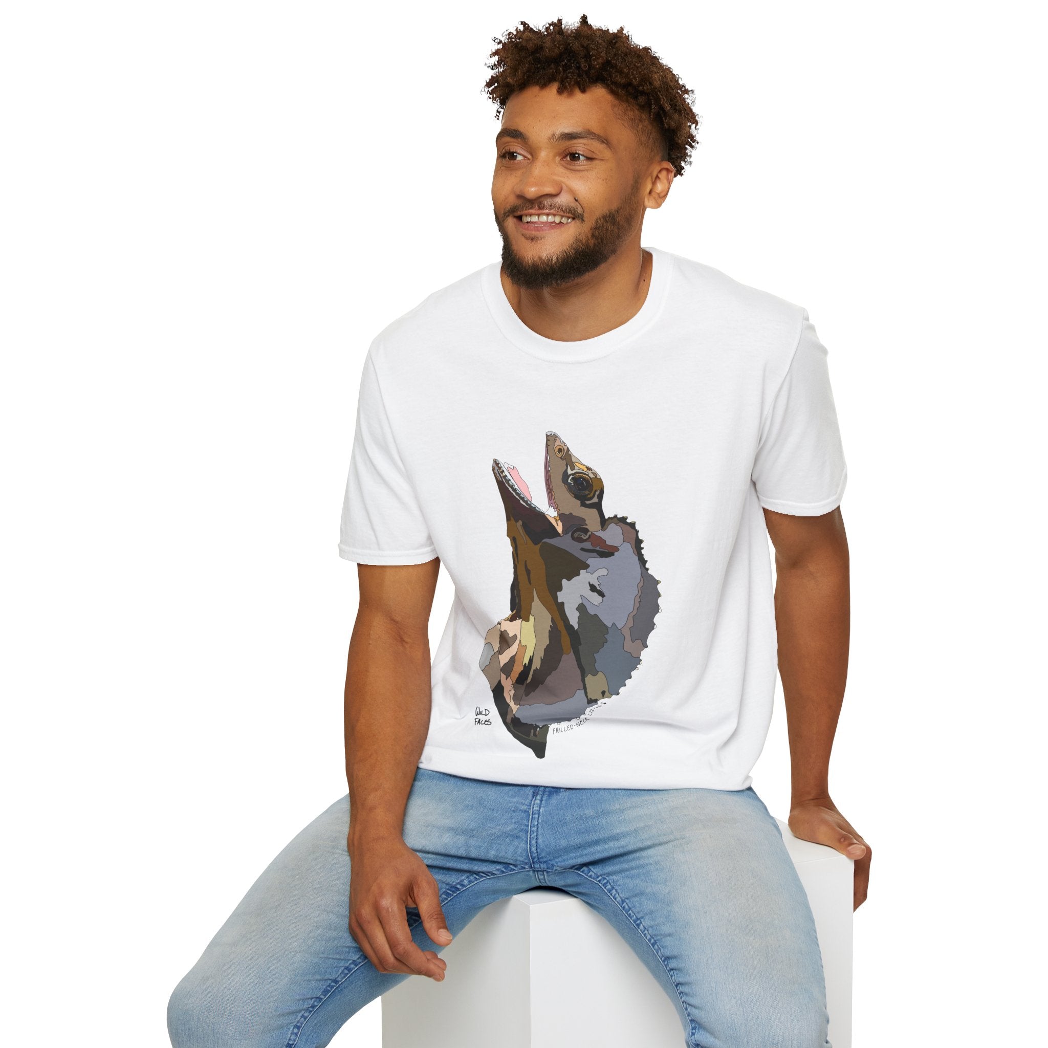 Frilled-neck Lizard - Unisex Softstyle T-Shirt Printify