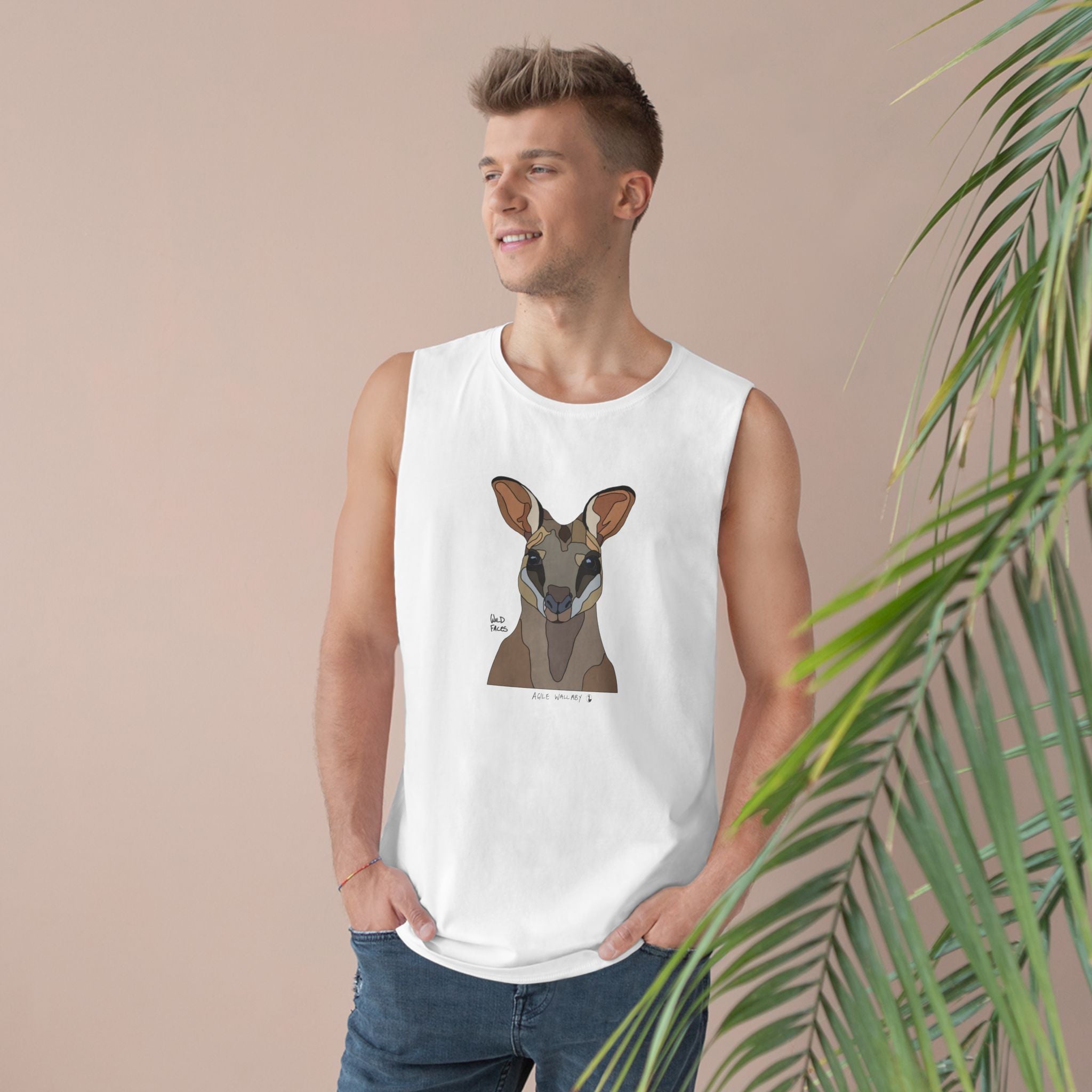 Agile Wallaby - Unisex Barnard Tank Printify