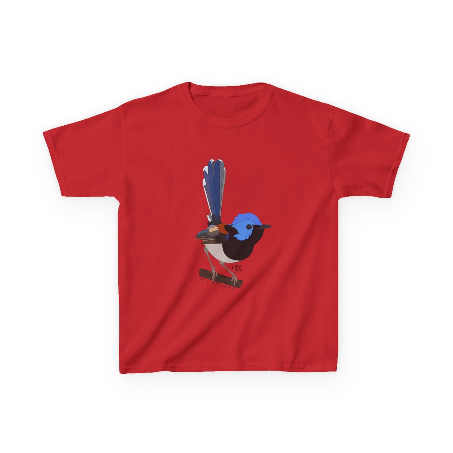 Lovely Fairywren | Kids Heavy Cotton™ Tee