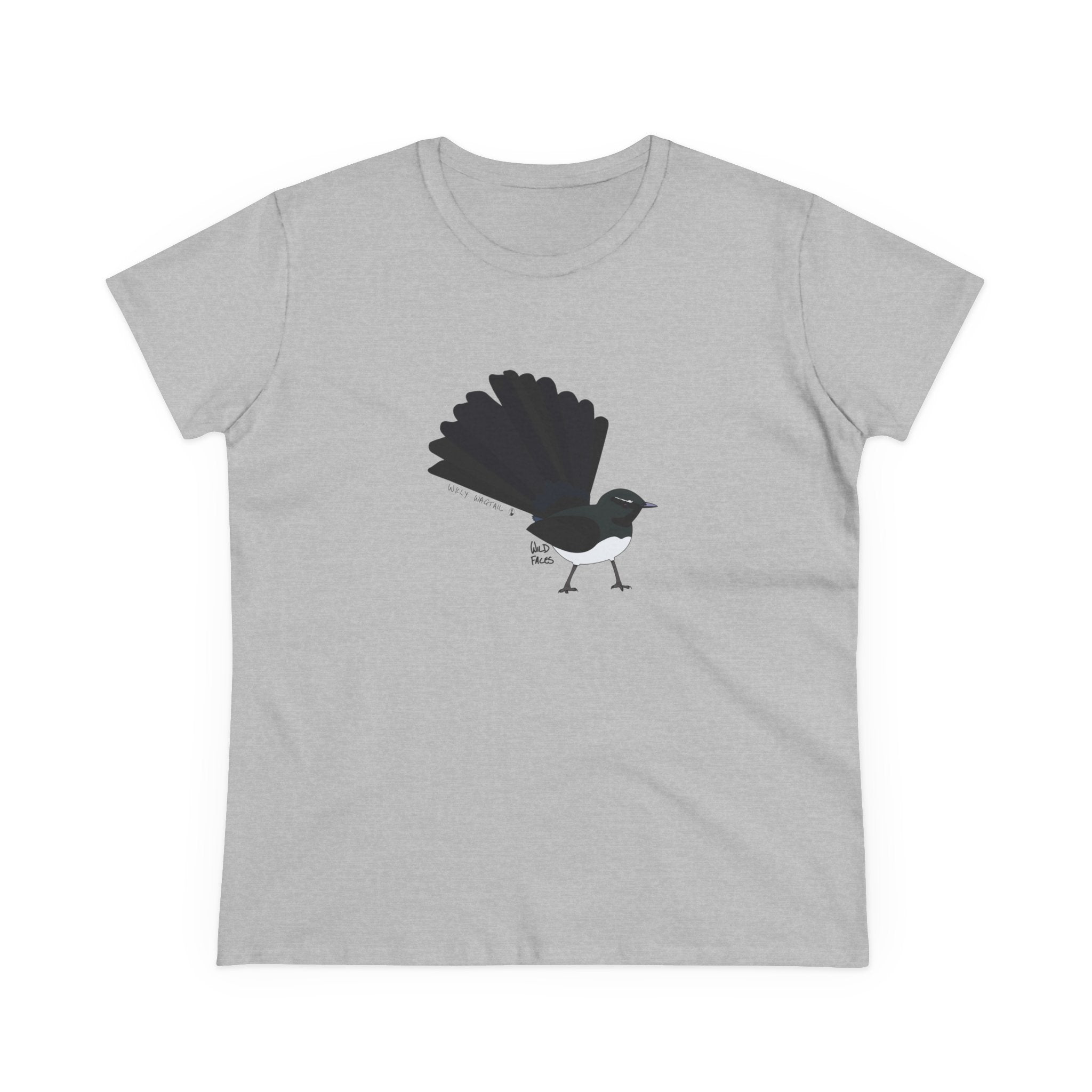Willy Wagtail - Women's Midweight Cotton Tee