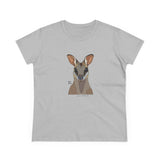 Agile Wallaby - Women's Midweight Cotton Tee Printify