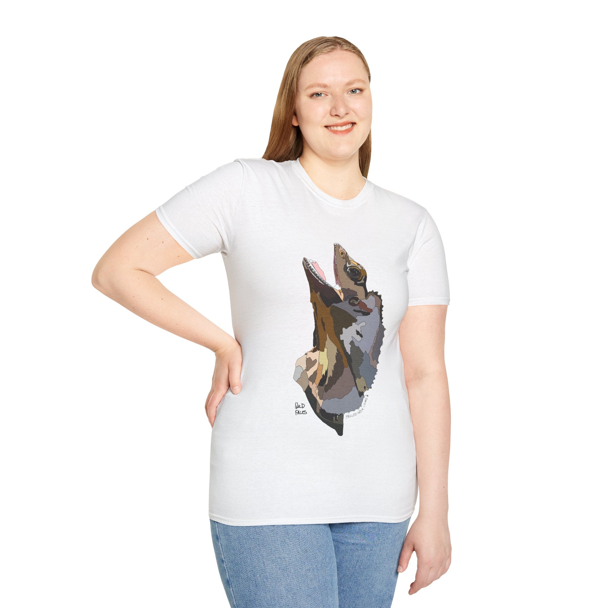 Frilled-neck Lizard - Unisex Softstyle T-Shirt Printify