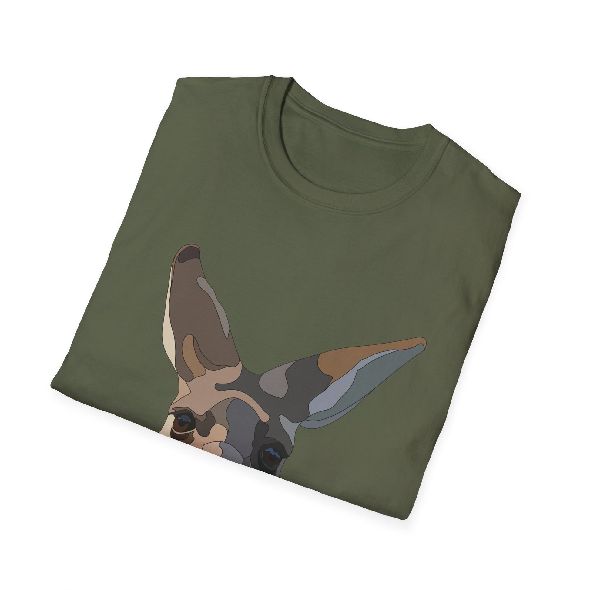 Eastern Grey Kangaroo - Unisex Softstyle T-Shirt Printify