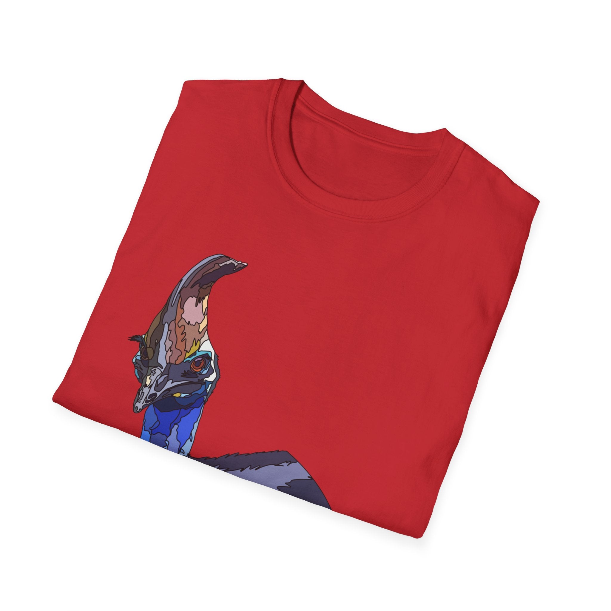 Southern Cassowary - Unisex Softstyle T-Shirt Printify
