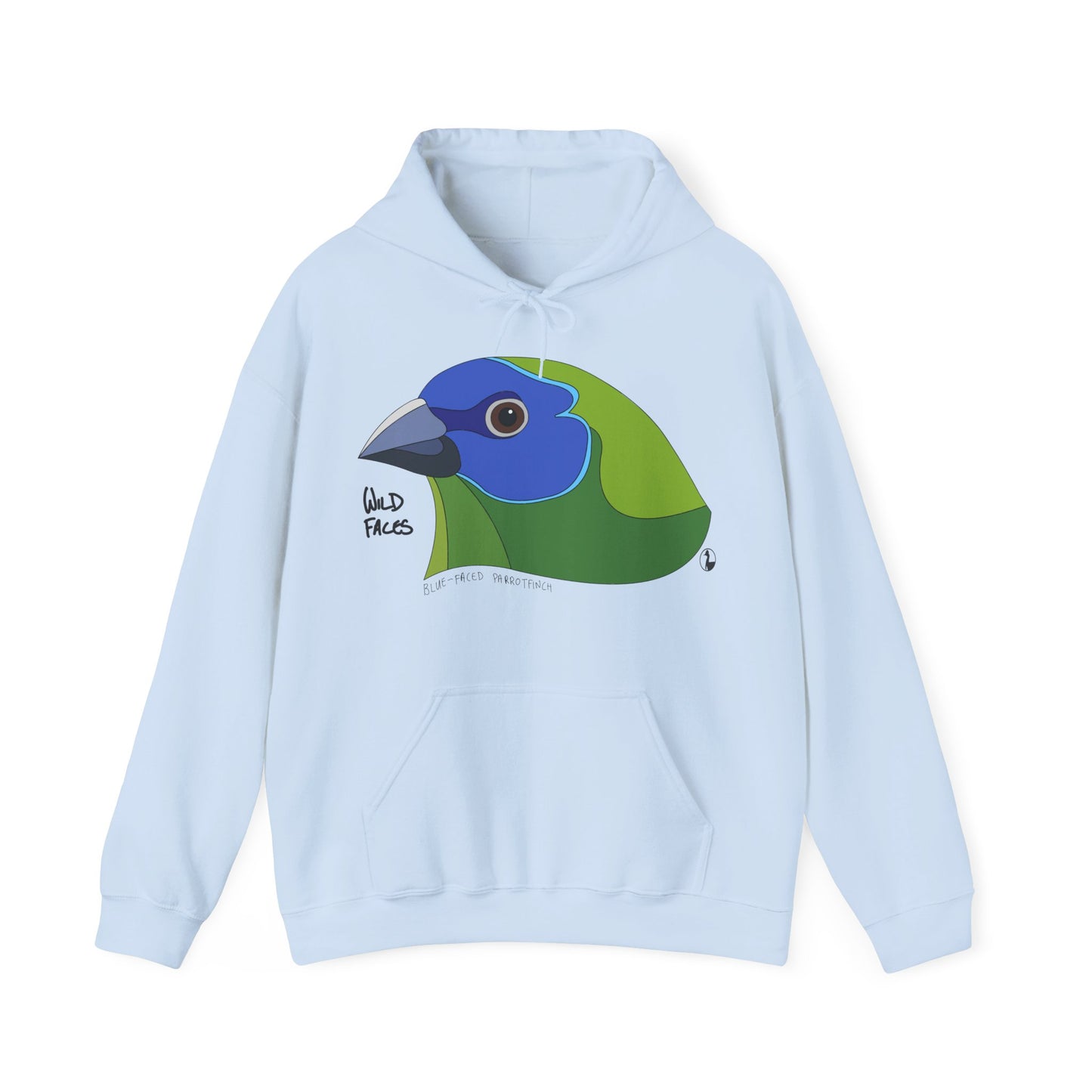 Blue-faced Parrotfinch | Unisex Heavy Blend™ Hooded Sweatshirt