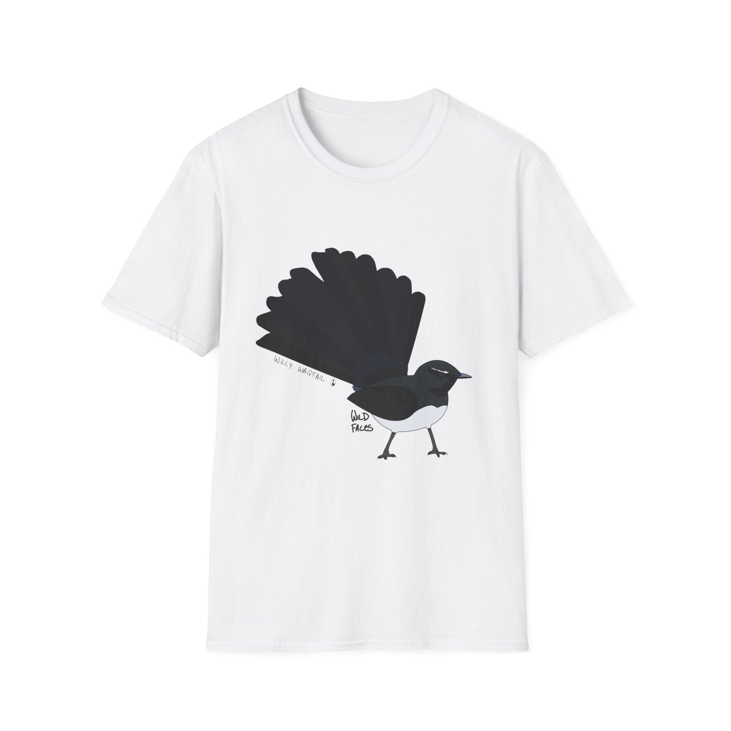 Willy Wagtail - Unisex Softstyle T-Shirt