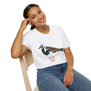 Ruddy Turnstone- large design - Unisex Softstyle T-Shirt Printify
