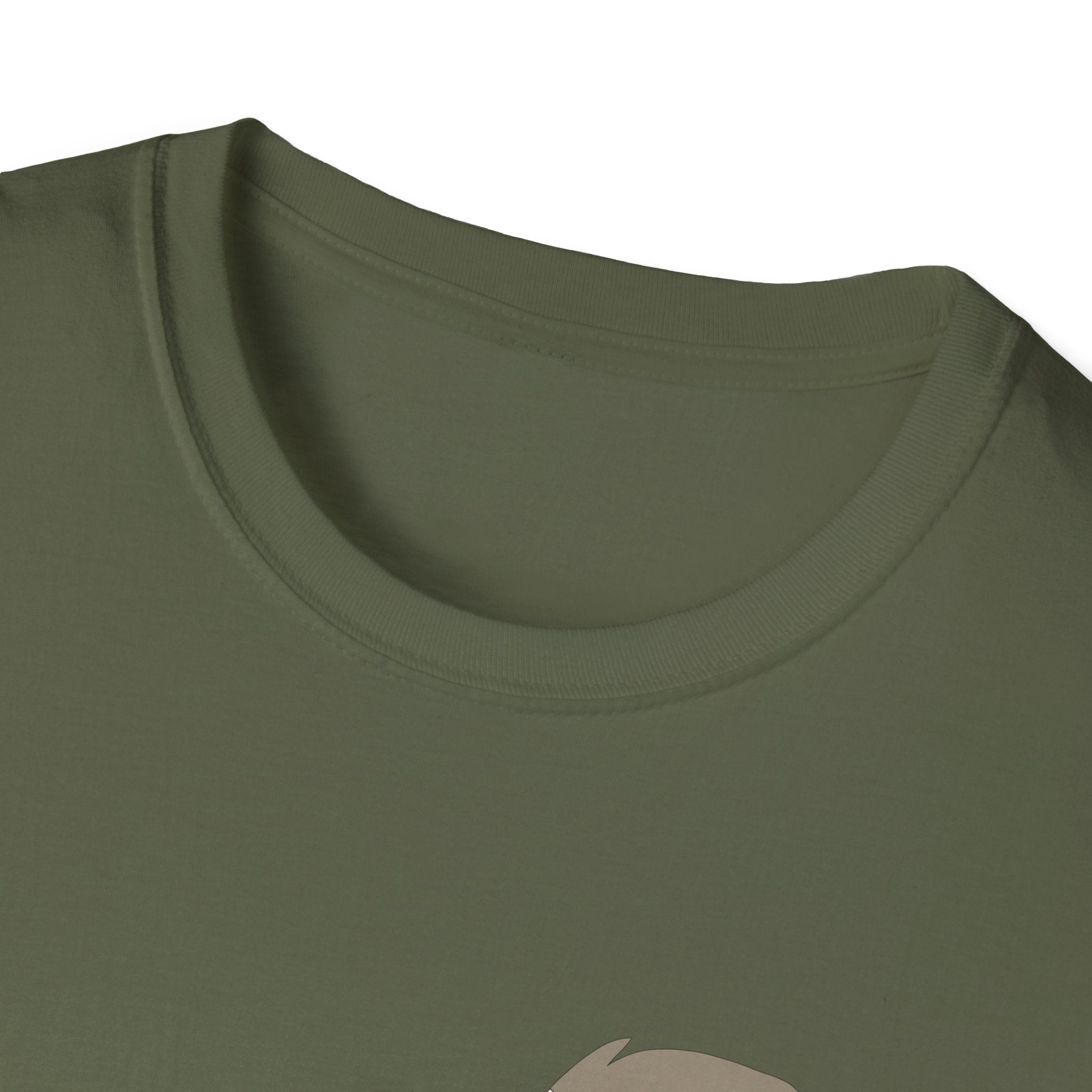 Bush Stone-curlew Head- Small design - Unisex Softstyle T-Shirt Printify