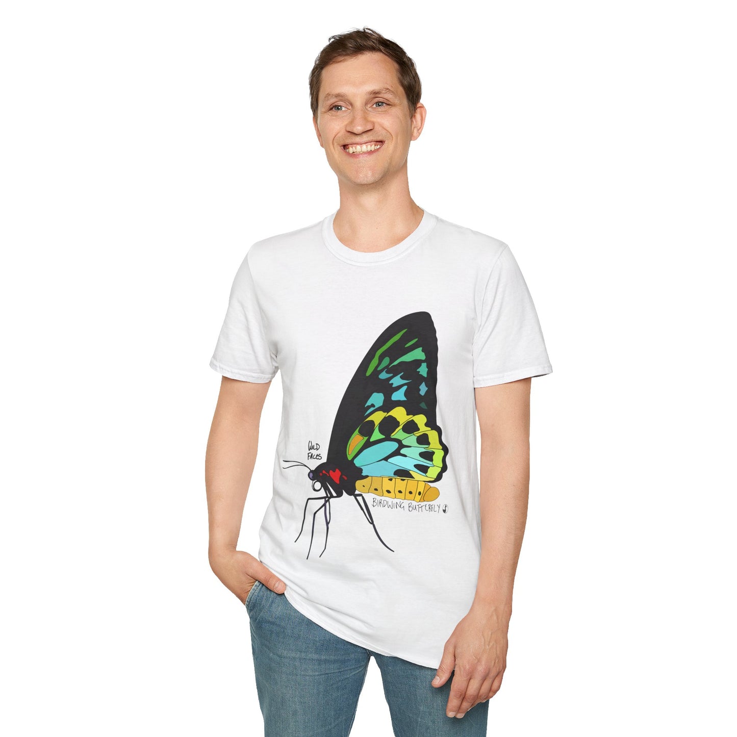 Birdwing Butterfly - Unisex Softstyle T-Shirt