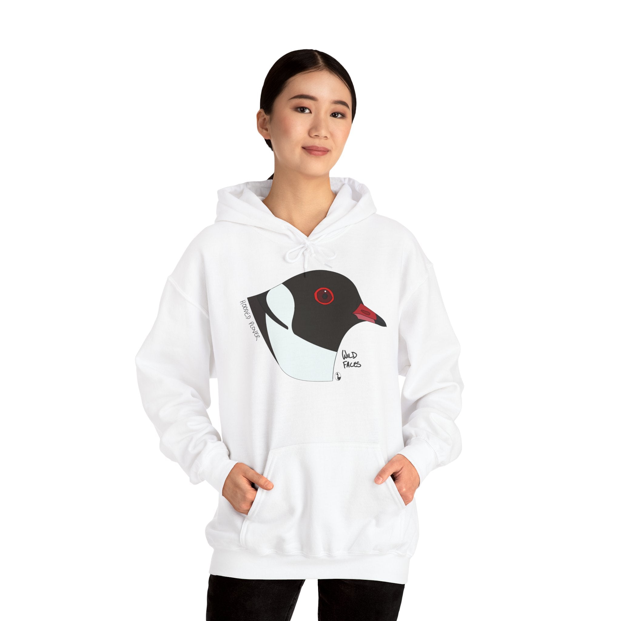 Hooded Plover (head) | Unisex Heavy Blend™ Hooded Sweatshirt Printify