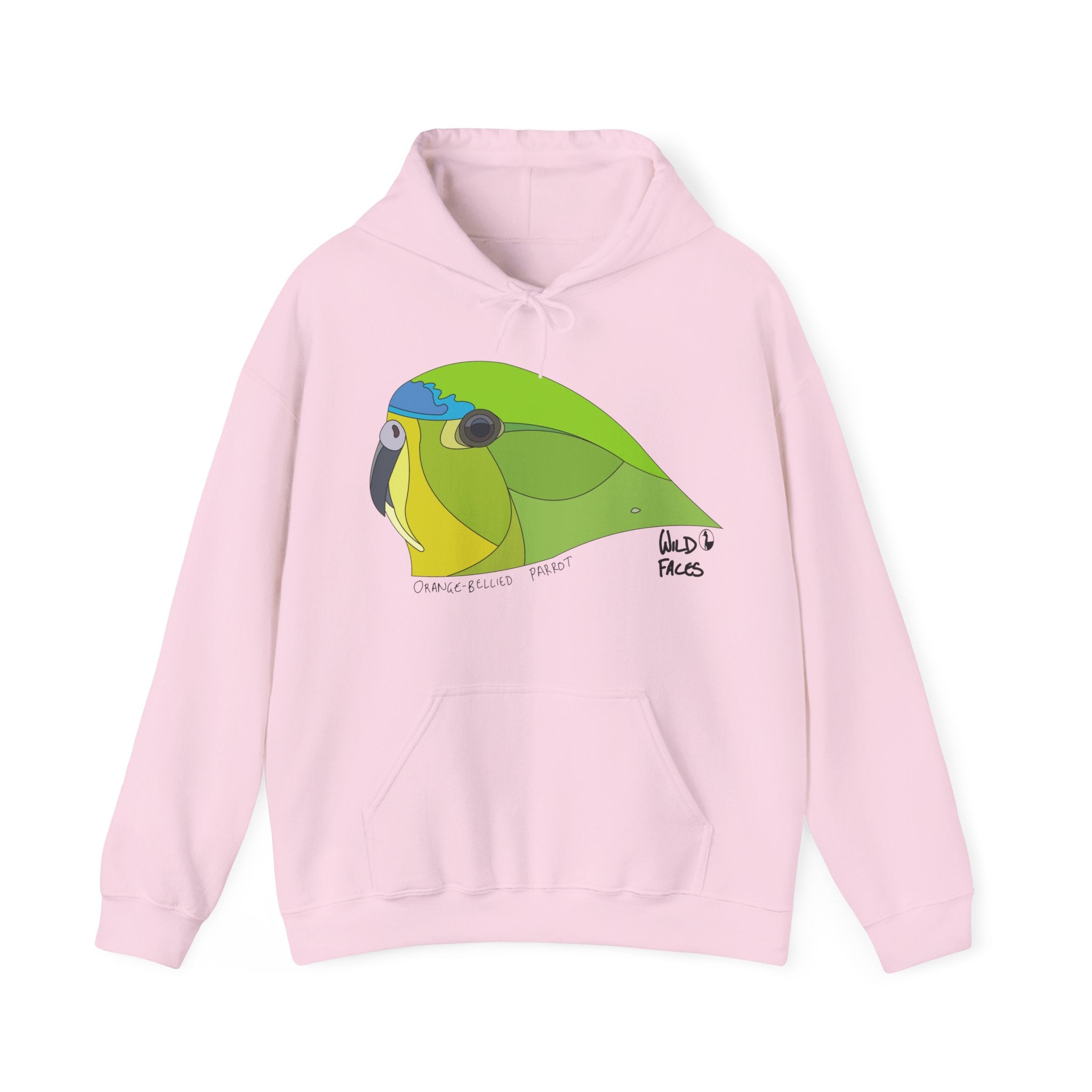 Orange-bellied Parrot | Unisex Heavy Blend™ Hooded Sweatshirt Printify