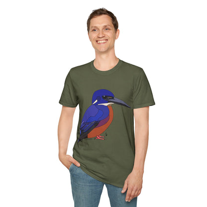 Azure Kingfisher - Unisex Softstyle T-Shirt