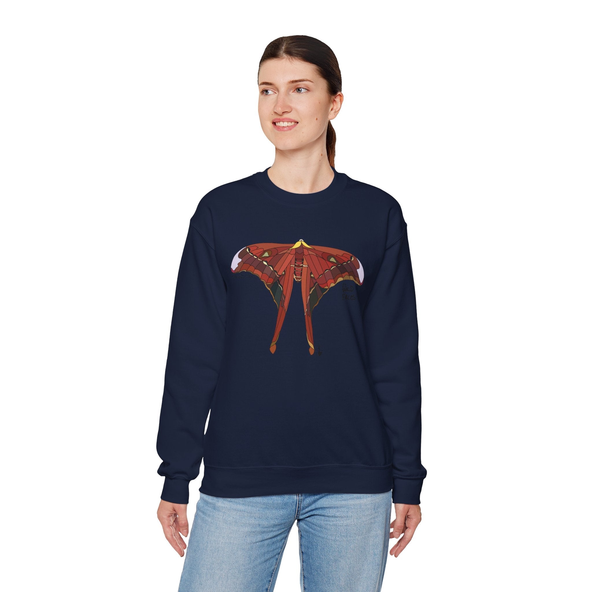 Hercules Moth Sweatshirt | Unisex Heavy Blend™ Crewneck Printify