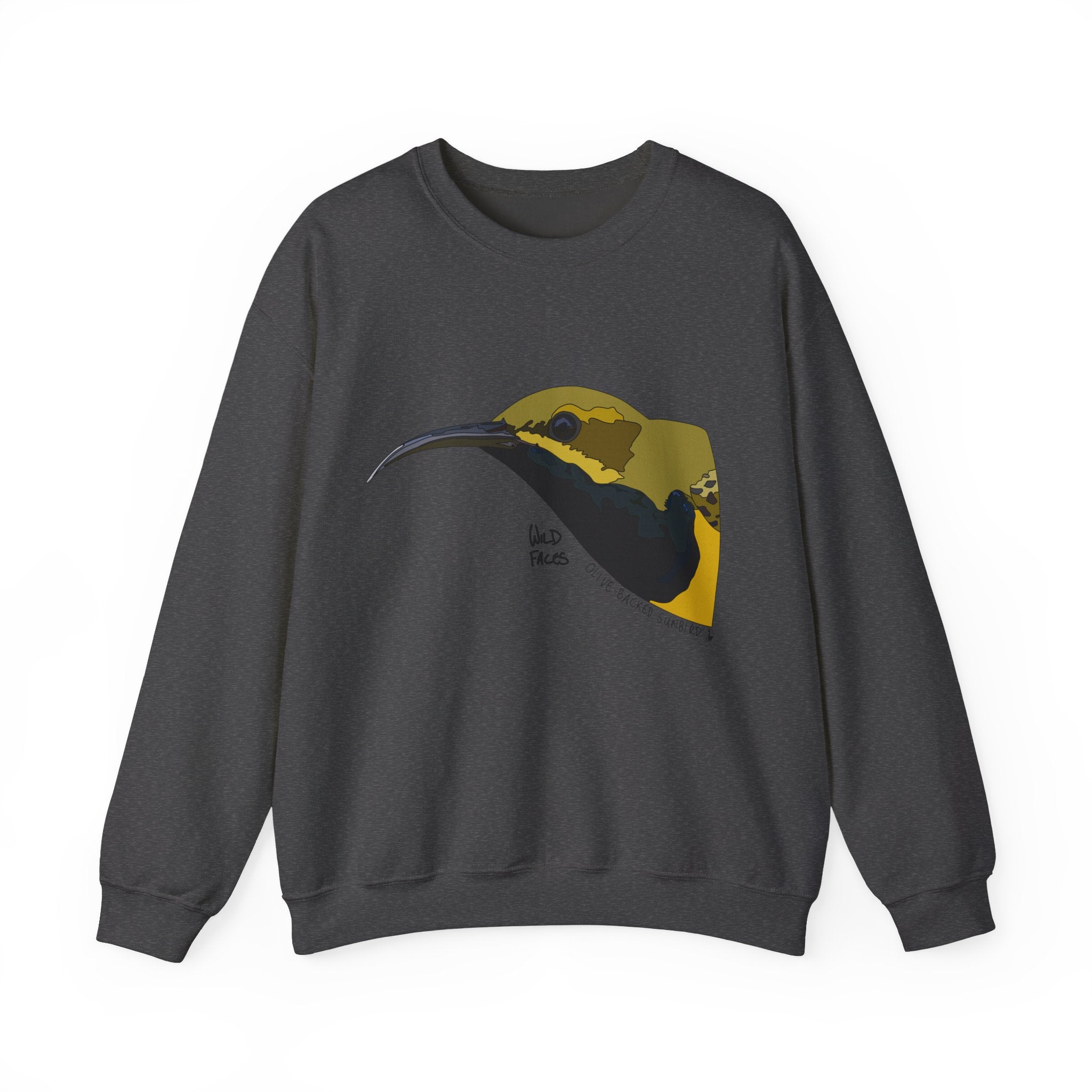 Olive-backed Sunbird Sweatshirt | Unisex Heavy Blend™ Crewneck Printify