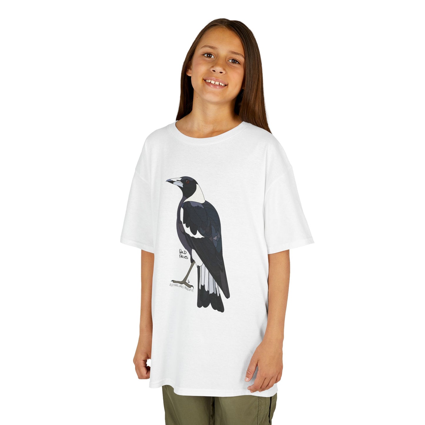 Australian Magpie | Kids Heavy Cotton™ Tee