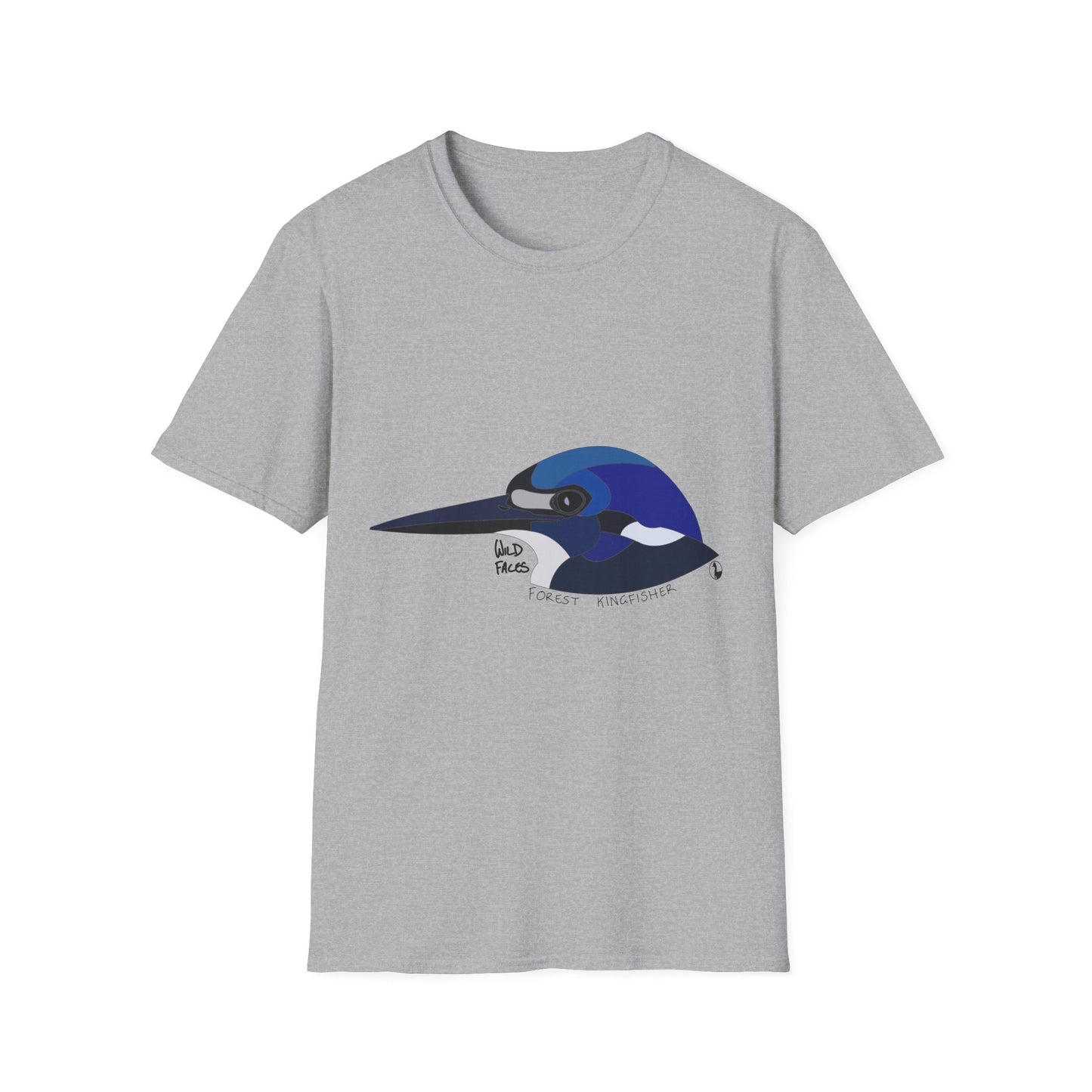 Forest Kingfisher - Unisex Softstyle T-Shirt Printify