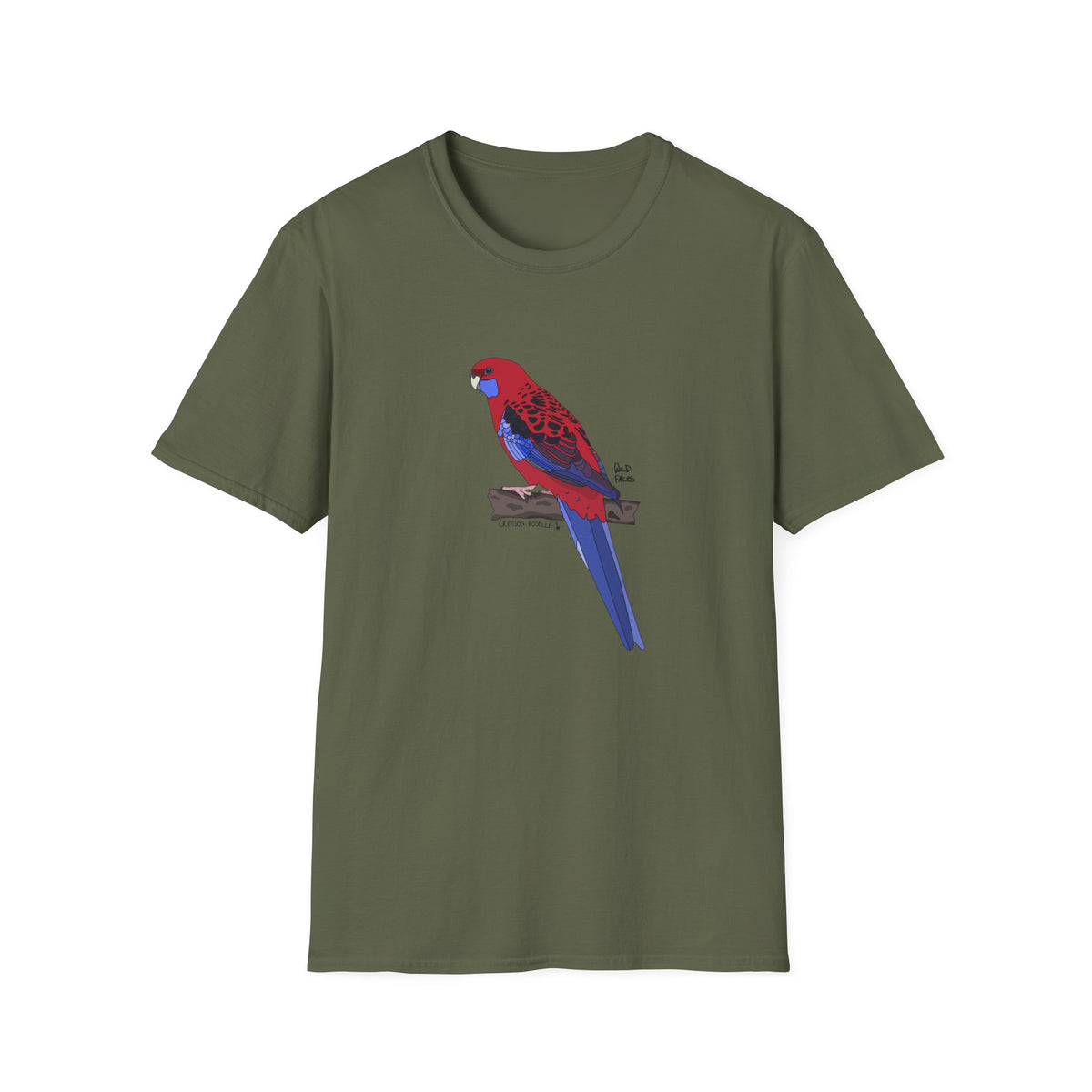 Crimson Rosella - Unisex Softstyle T-Shirt