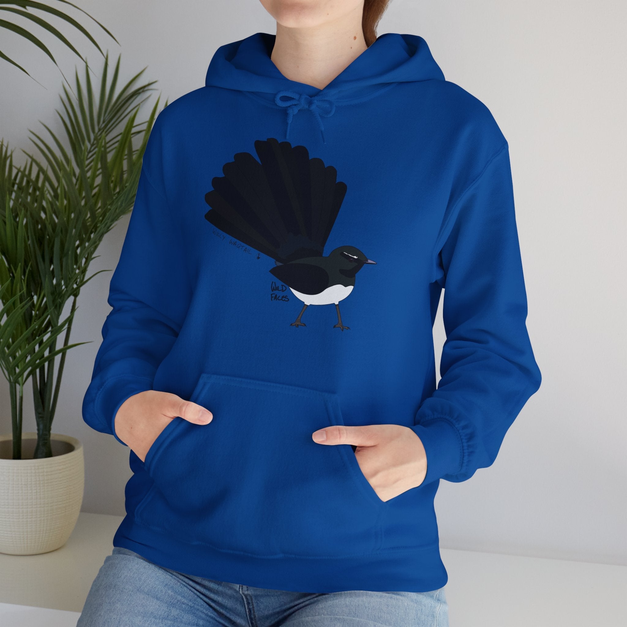 Willy Wagtail | Unisex Heavy Blend™ Hooded Sweatshirt Printify