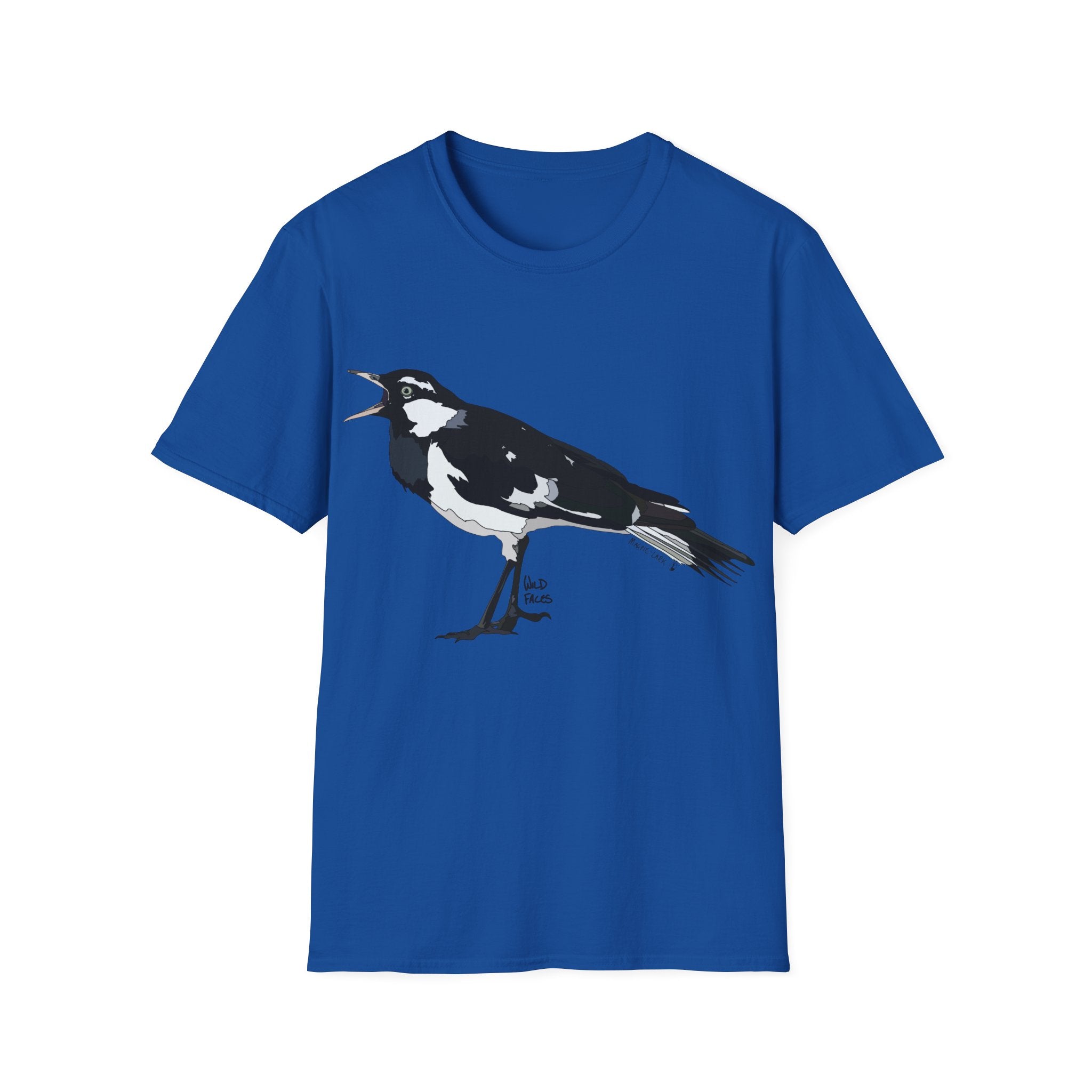 Magpie-Lark - Unisex Softstyle T-Shirt