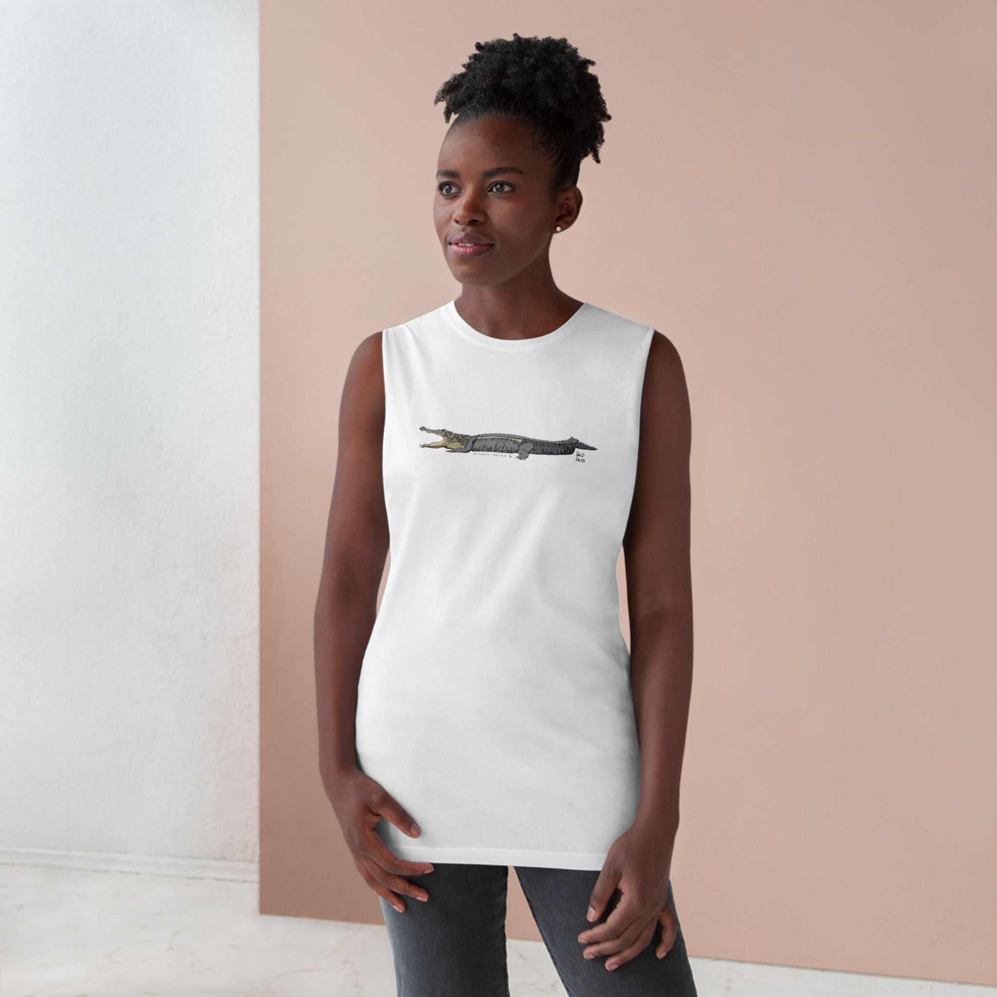 Saltwater Crocodile - Unisex Barnard Tank Printify