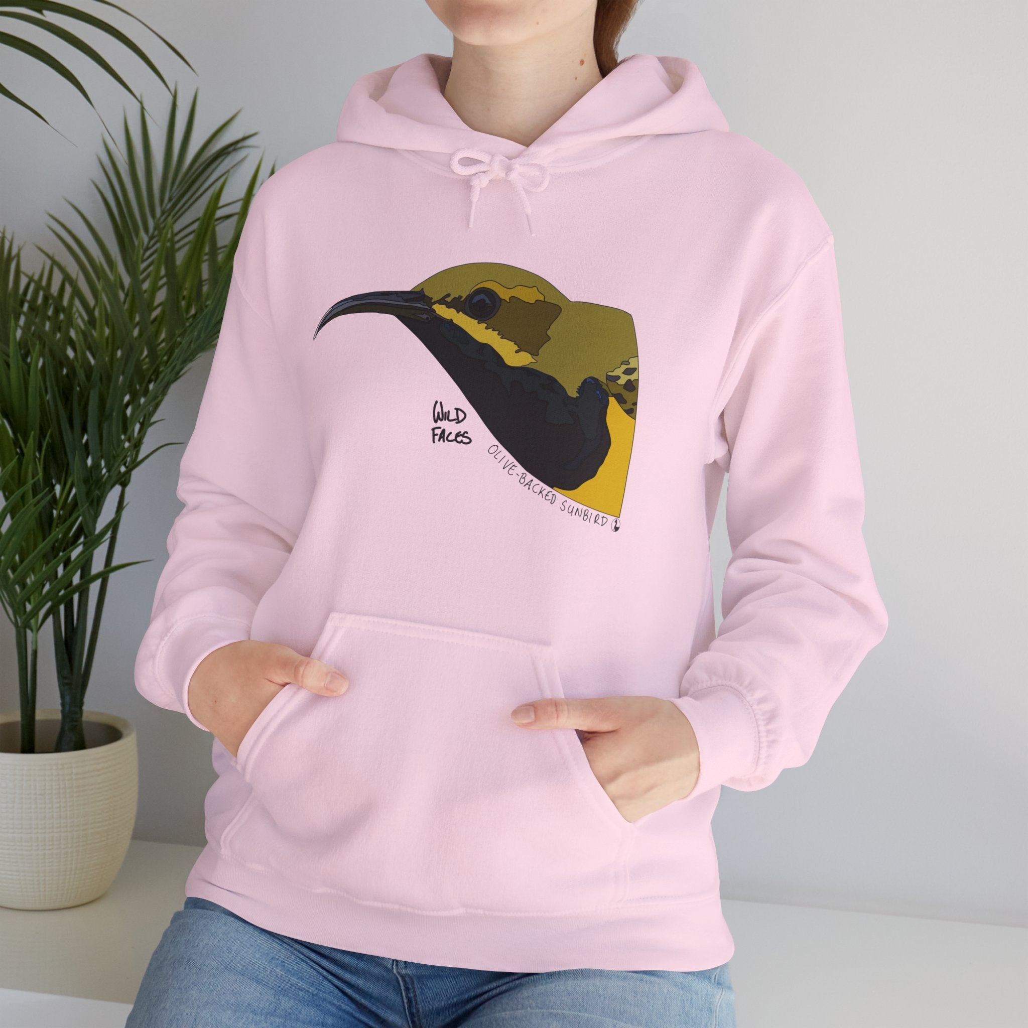 Olive-backed Sunbird | Unisex Heavy Blend™ Hooded Sweatshirt Printify