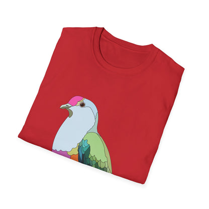 Rose-crowned Fruit Dove - Unisex Softstyle T-Shirt