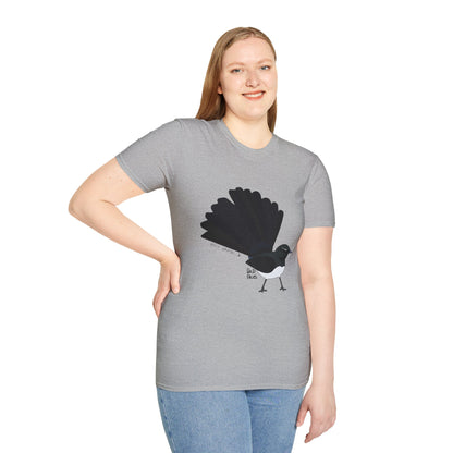 Willy Wagtail - Unisex Softstyle T-Shirt