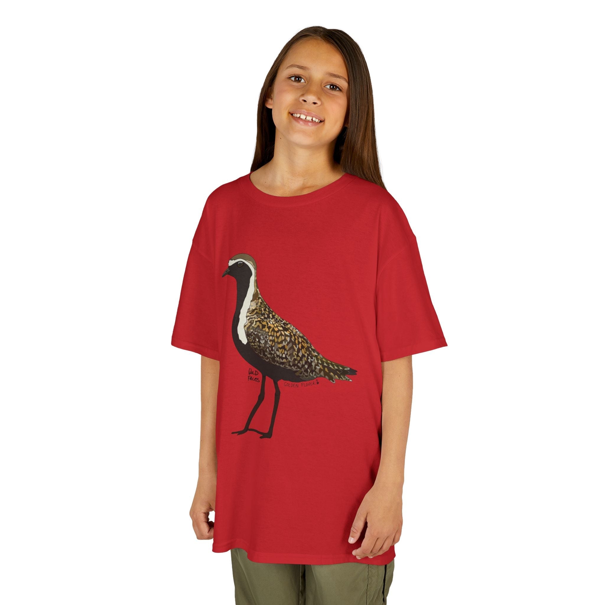 Golden Plover | Kids Heavy Cotton™ Tee Printify
