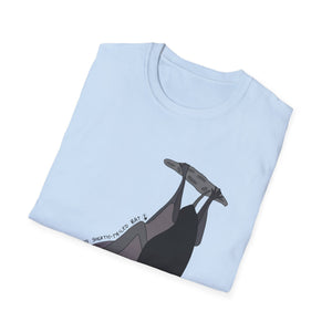 Yellow-bellied Sheath-tailed Bat - Unisex Softstyle T-Shirt - Wild Faces